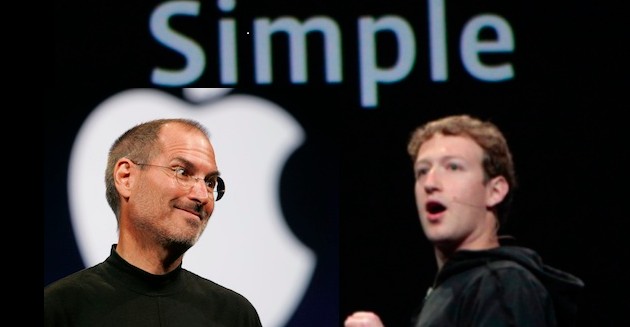 Steve Jobs and Mark Zuckerberg